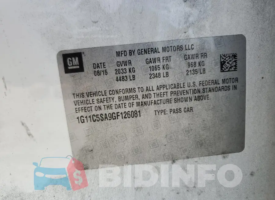 1G11C5SA9GF126081 Photo# 12