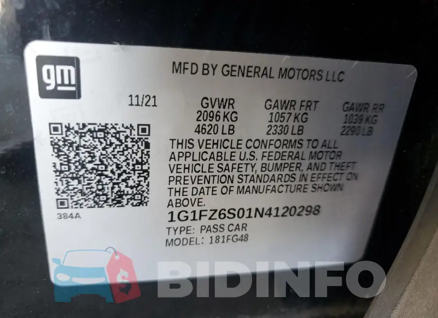 1G1FZ6S01N4120298 Photo# 13