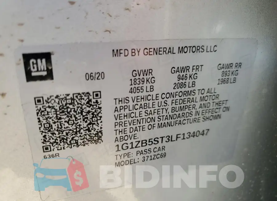 1G1ZB5ST3LF134047 Photo# 12