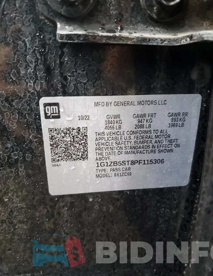 1G1ZB5ST8PF115306 Photo# 12