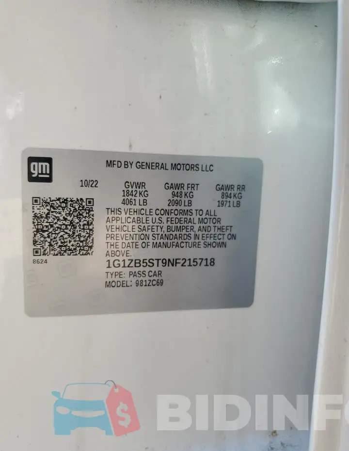 1G1ZB5ST9NF215718 Photo# 12