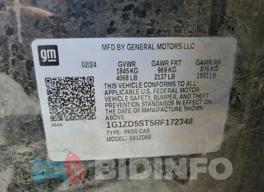 1G1ZD5ST5RF172348 Photo# 12