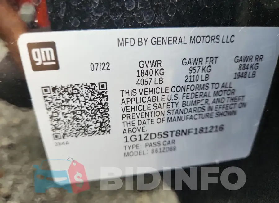 1G1ZD5ST8NF181216 Photo# 12