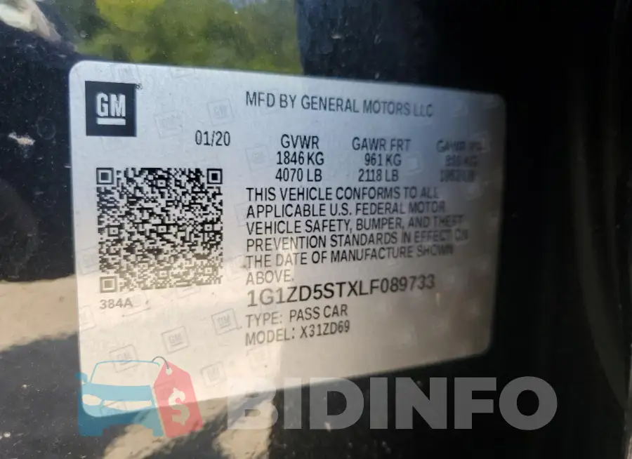 1G1ZD5STXLF089733 Photo# 12