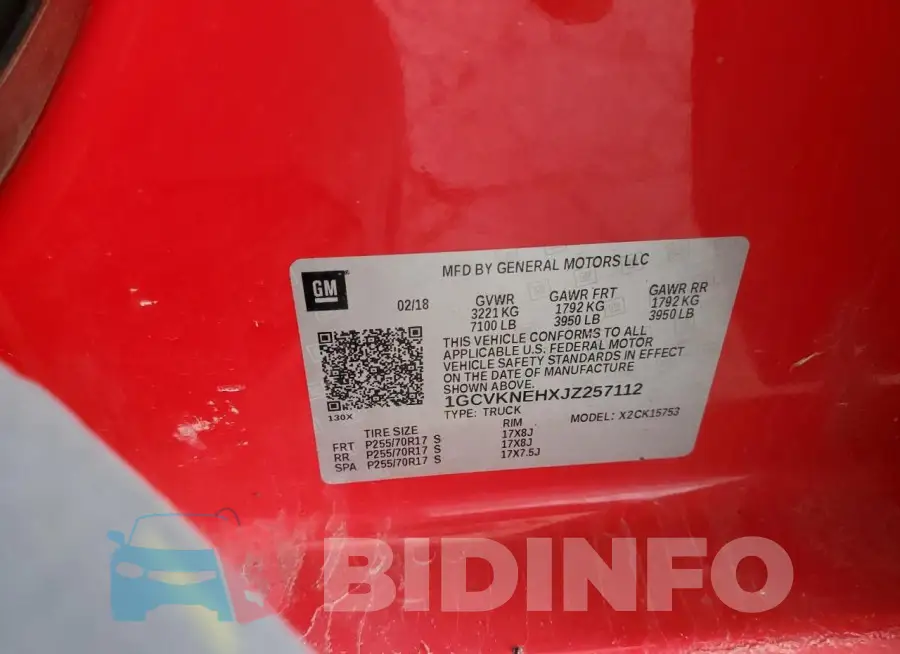 1GCVKNEHXJZ257112 Photo# 12
