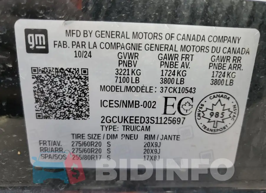 2GCUKEED3S1125697 Photo# 13