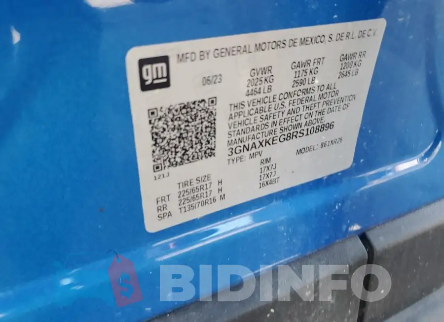 3GNAXKEG8RS108896 Photo# 13