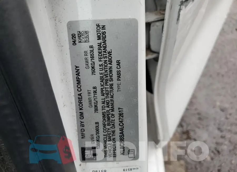 KL8CB6SA4LC472617 Photo# 13