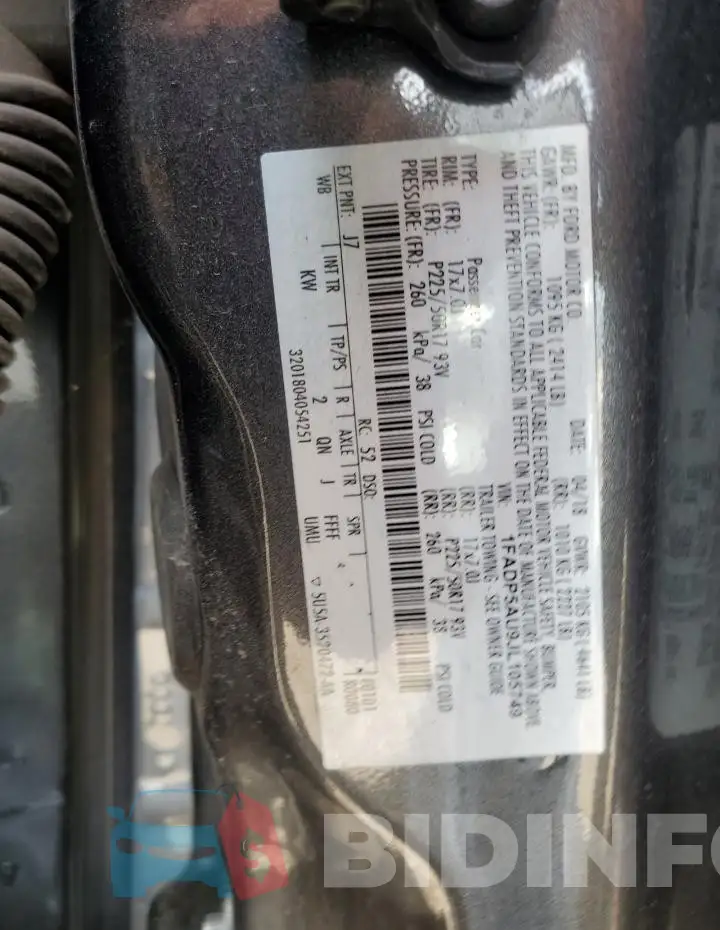 1FADP5AU9JL105749 Photo# 13