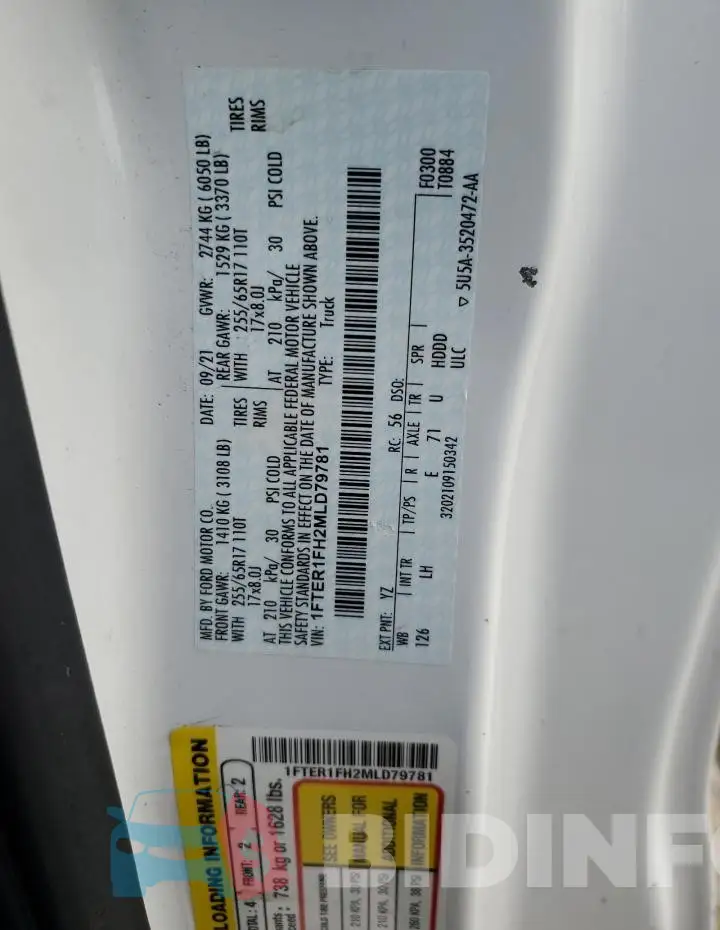 1FTER1FH2MLD79781 Photo# 12