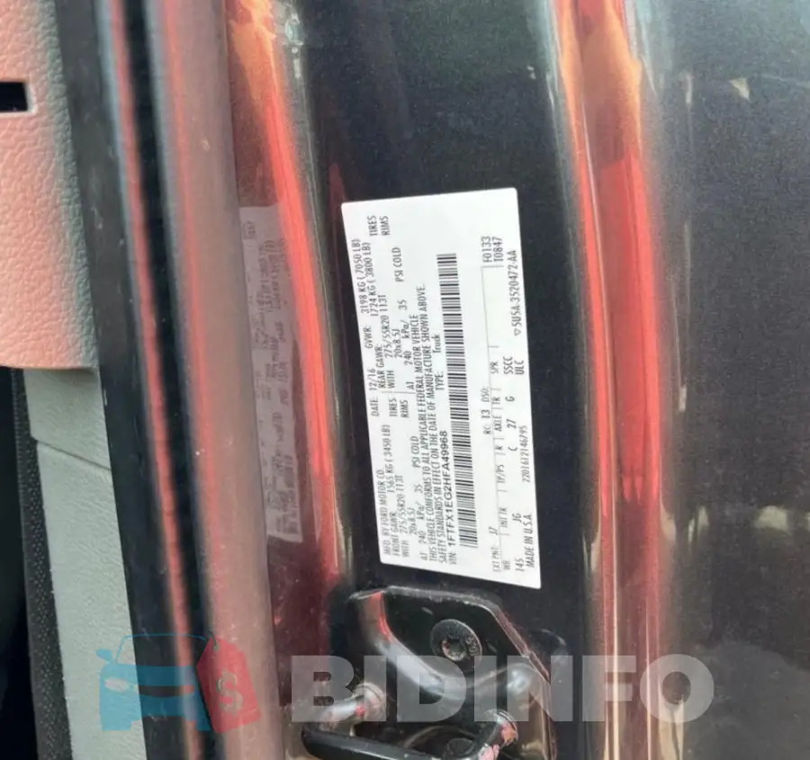 1FTFX1EG2HFA49968 Photo# 10
