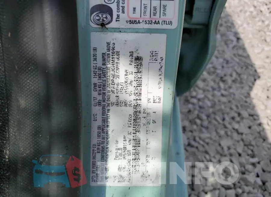 3FADP4EJ6HM116906 Photo# 12