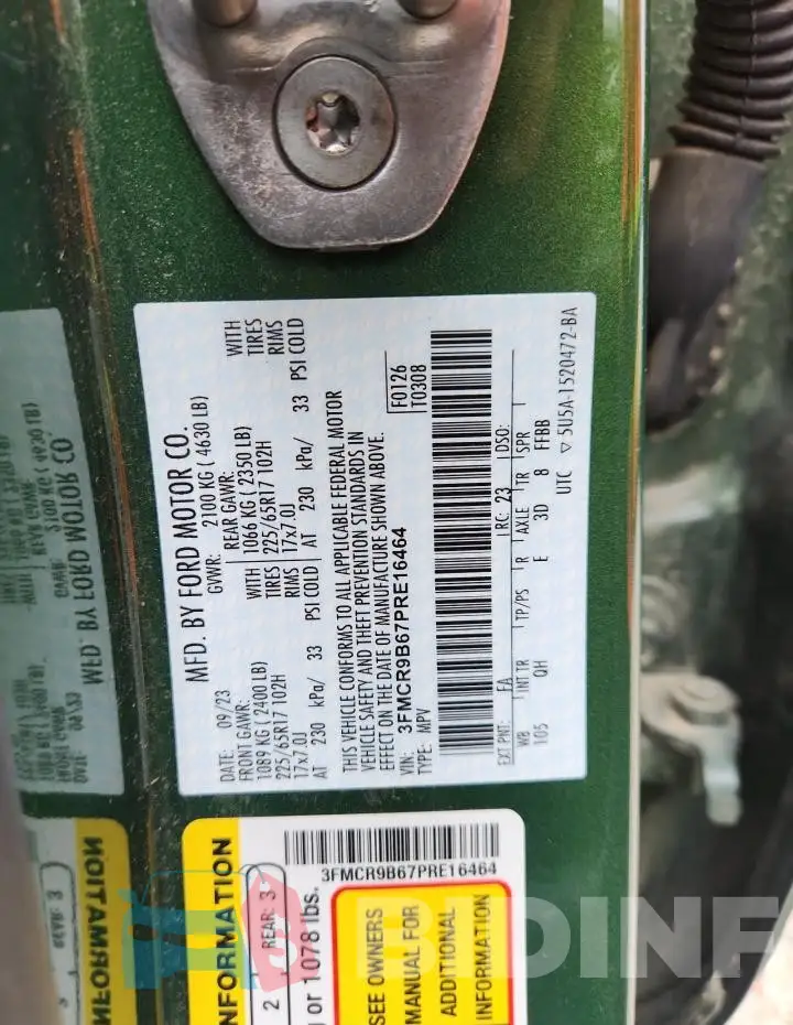 3FMCR9B67PRE16464 Photo# 13