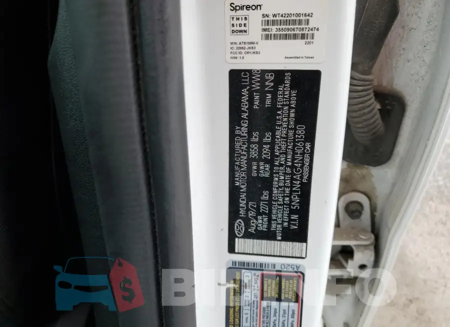 5NPLN4AG4NH061380 Photo# 12