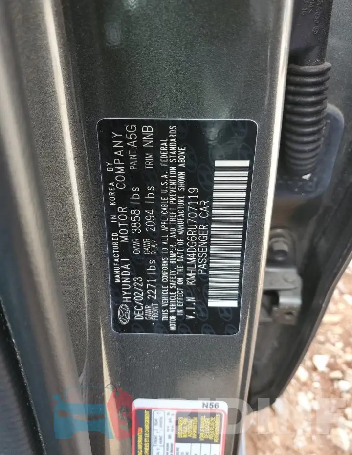KMHLM4DG6RU707119 Photo# 12