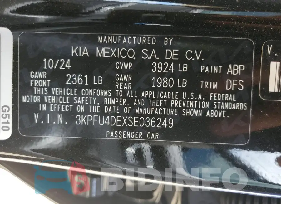 3KPFU4DEXSE036249 Photo# 12