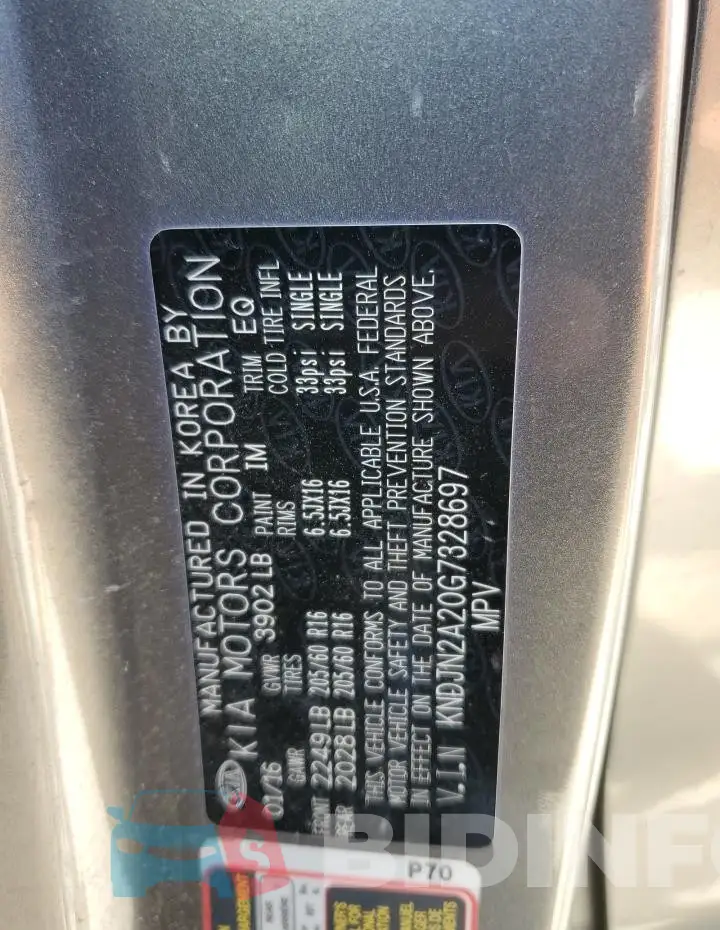 KNDJN2A20G7328697 Photo# 13