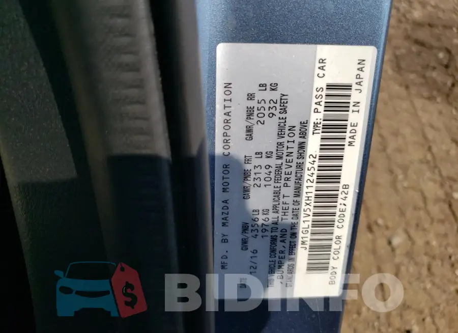JM1GL1V5XH1124542 Photo# 12