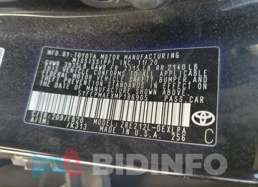 5YFEPMAEXMP186905 Photo# 12