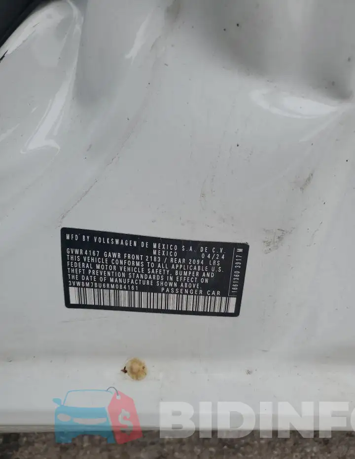 3VWBM7BU6RM084161 Photo# 12