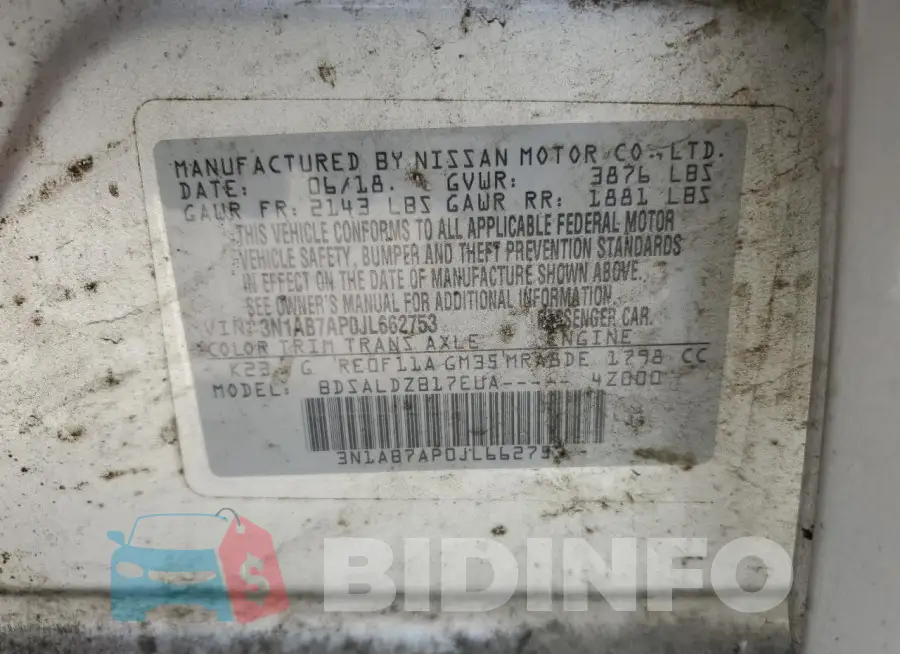 3N1AB7AP0JL662753 Photo# 12