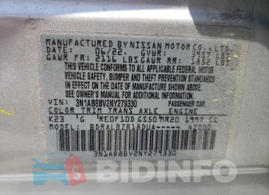 3N1AB8BV2NY279330 Photo# 12