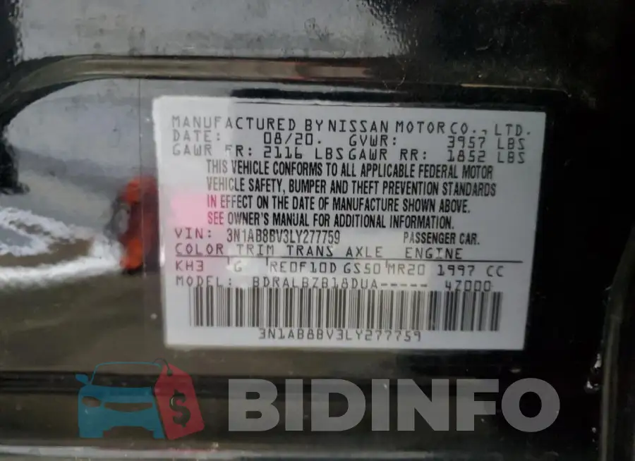 3N1AB8BV3LY277759 Photo# 13