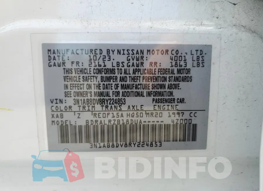3N1AB8DV8RY224853 Photo# 12