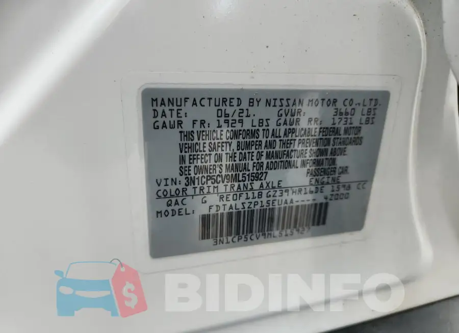 3N1CP5CV9ML515927 Photo# 14