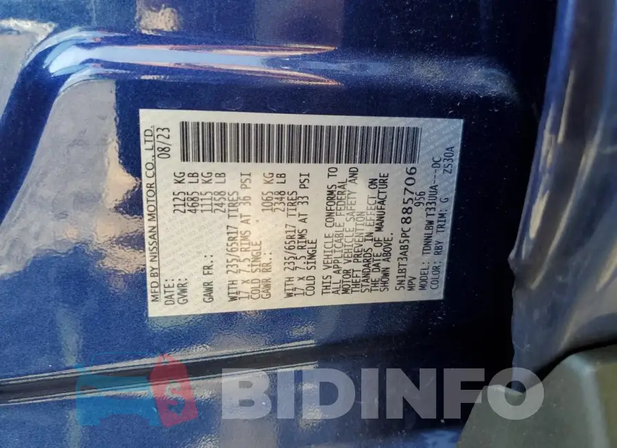 5N1BT3AB5PC885706 Photo# 14
