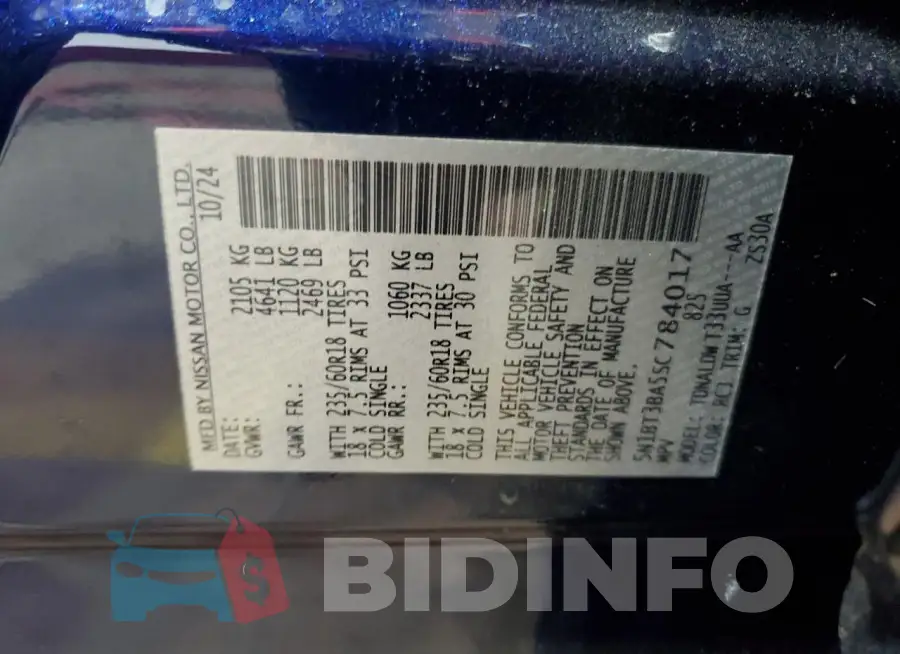 5N1BT3BA5SC784017 Photo# 13