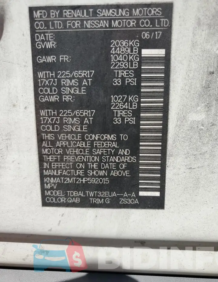 KNMAT2MT2HP592015 Photo# 14