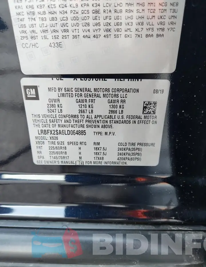 LRBFX2SA6LD064885 Photo# 14