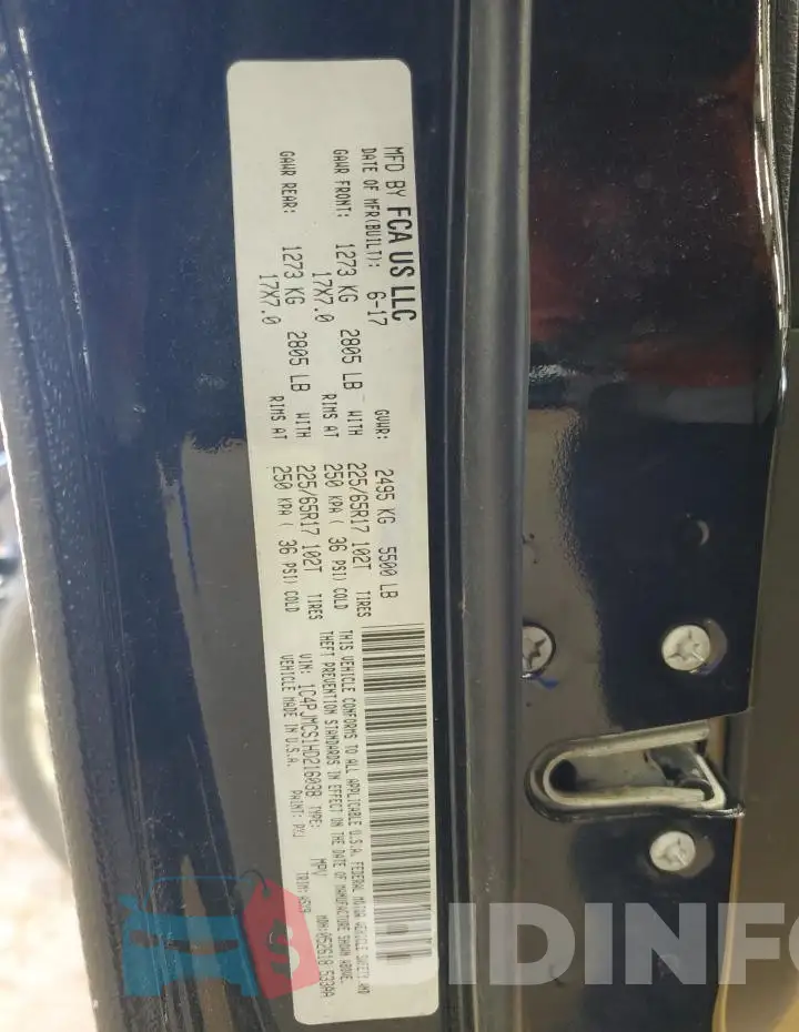 1C4PJMCS1HD216038 Photo# 14