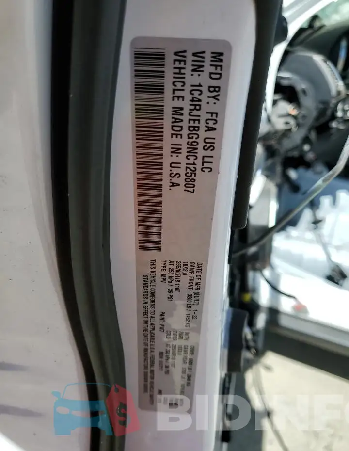 1C4RJEBG9NC125807 Photo# 14
