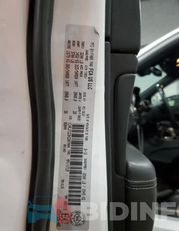 1C4RJFCG3HC607004 Photo# 13