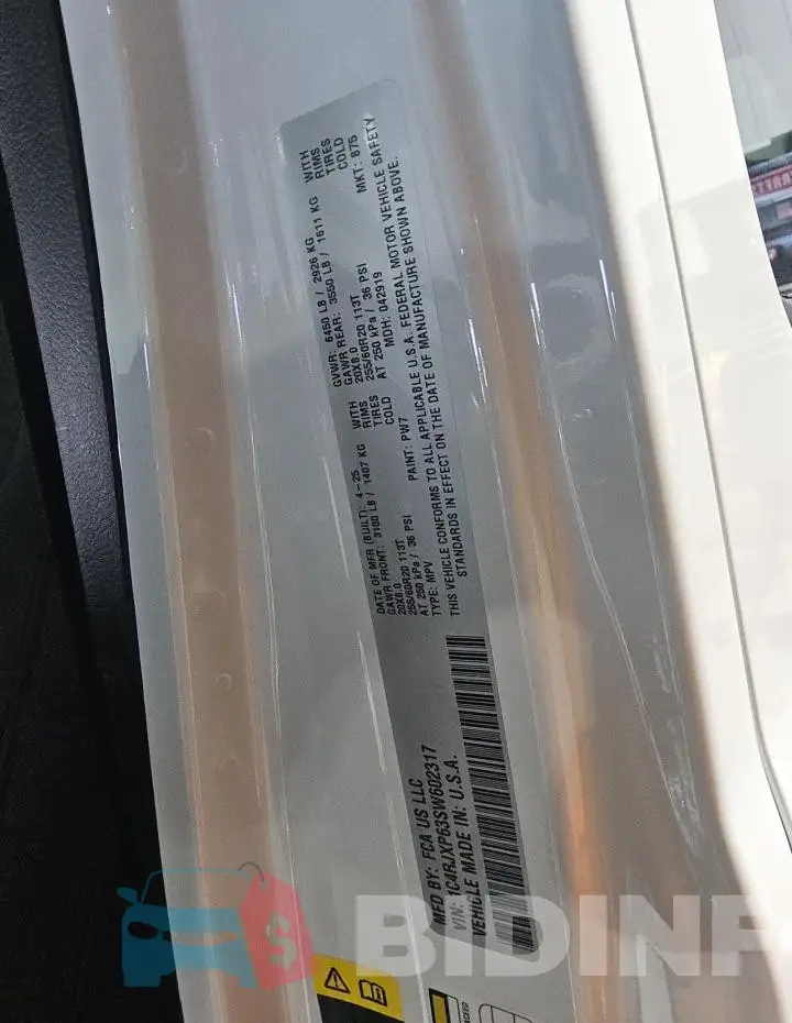1C4RJXP63SW602317 Photo# 13