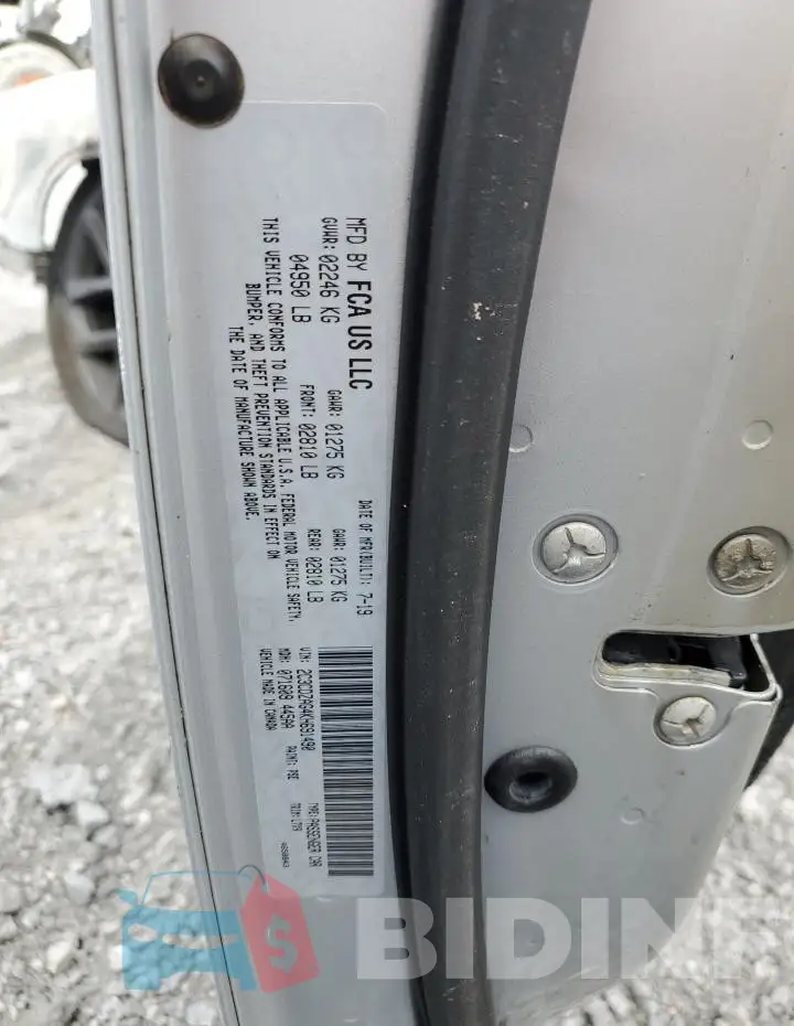 2C3CDZAG4KH691490 Photo# 12