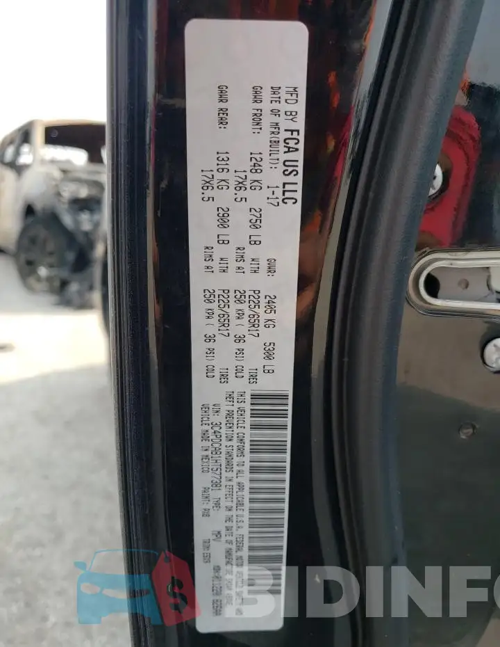 3C4PDCAB1HT577381 Photo# 13