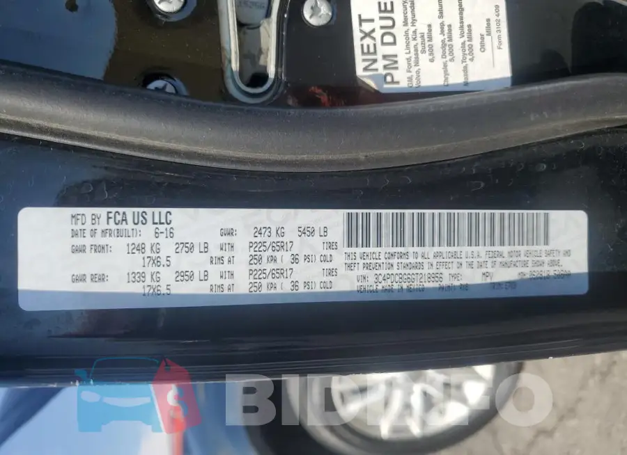 3C4PDCBG6GT218956 Photo# 13