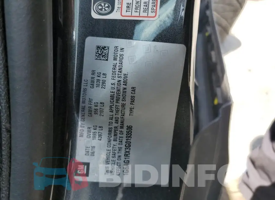 1G6AG1RX3G0193506 Photo# 12