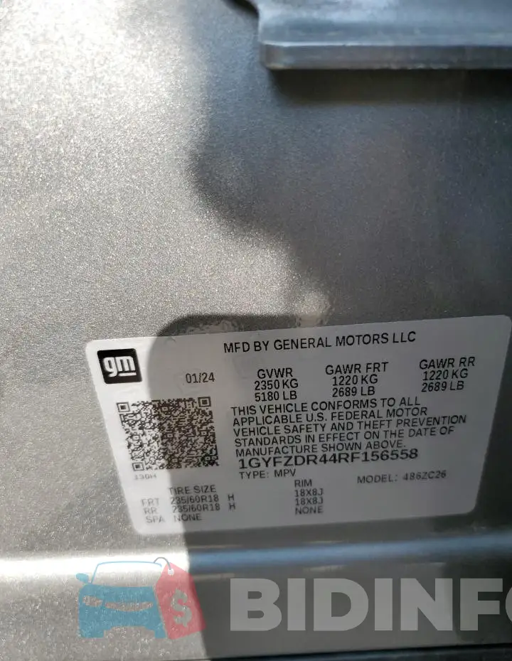 1GYFZDR44RF156558 Photo# 14