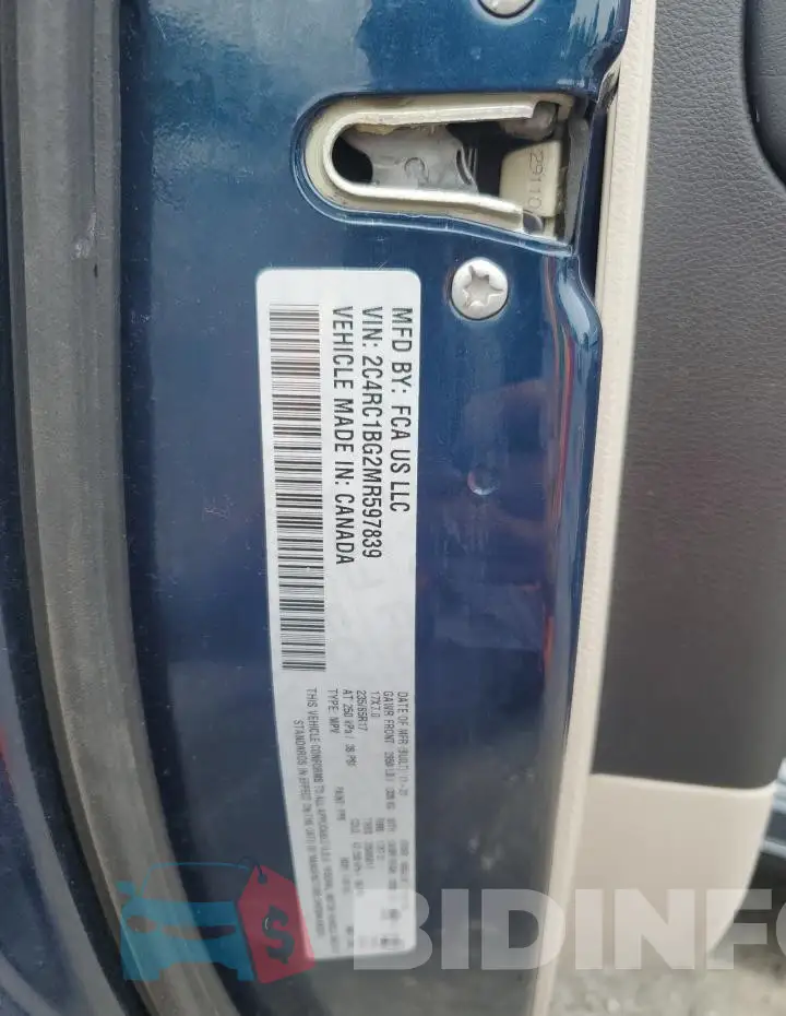 2C4RC1BG2MR597839 Photo# 13