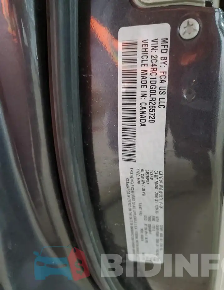 2C4RC1DG0LR265720 Photo# 14