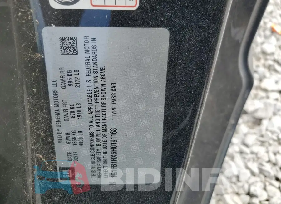 1G1FB1RX5H0191168 Photo# 12