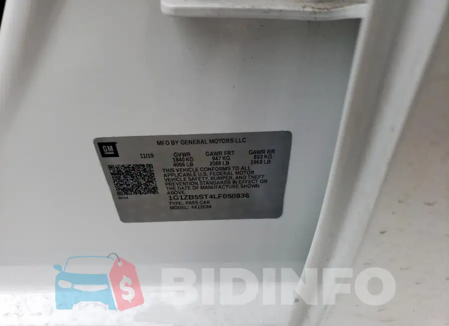 1G1ZB5ST4LF050836 Photo# 12