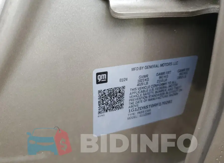 1G1ZD5ST0RF170281 Photo# 12