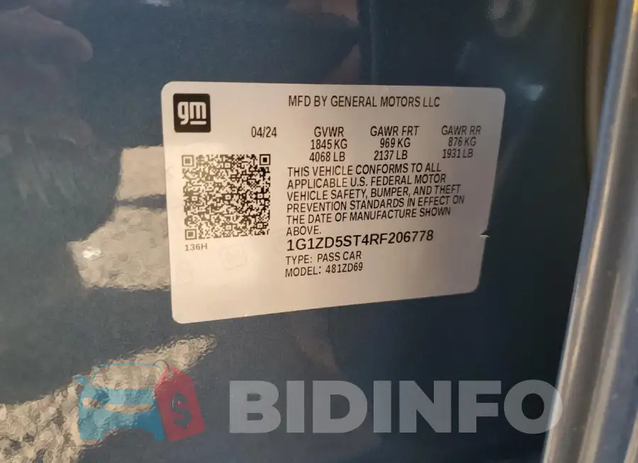1G1ZD5ST4RF206778 Photo# 12