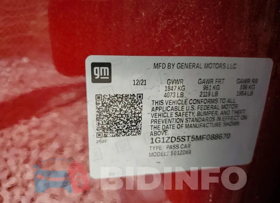 1G1ZD5ST5MF088670 Photo# 13