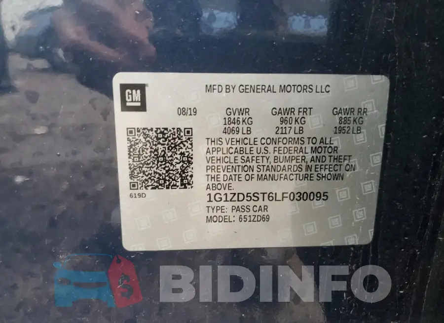 1G1ZD5ST6LF030095 Photo# 12